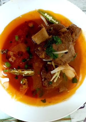 A picture of Nihari😊(rich mutton gravy).