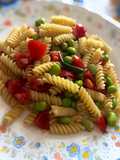 Fusilli con soia edamame