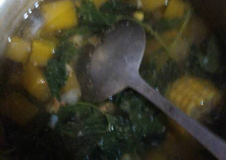 Sayur bening dong telo