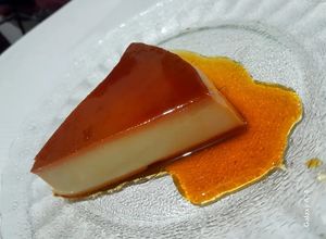 Una foto de Flan casero