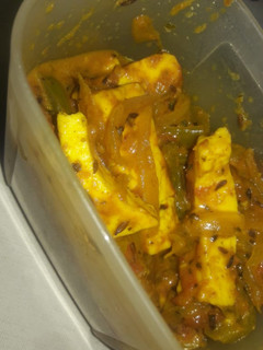 A picture of Instant paneer capsicum ki sabji.