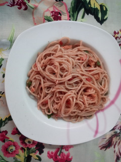 A picture of Chicken Spaghetti.