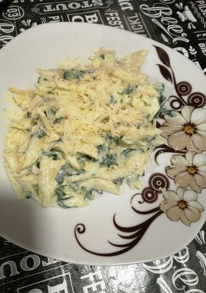 Una foto de Fideos a la crema! 🍽️