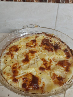 Una foto de Papas a la crema