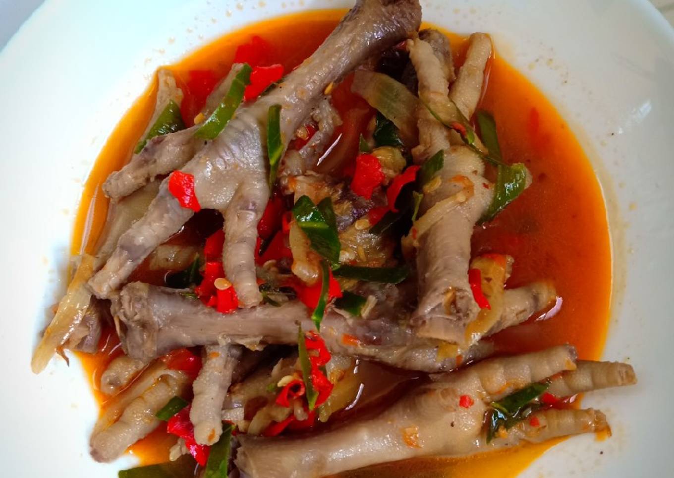 Ceker Kuah pedas