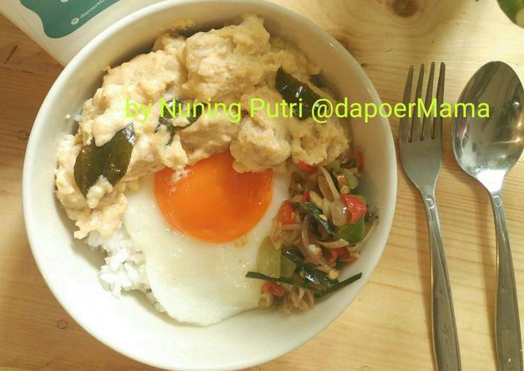 Resep 3.Chicken Salted Egg with Sambal Matah yang Enak