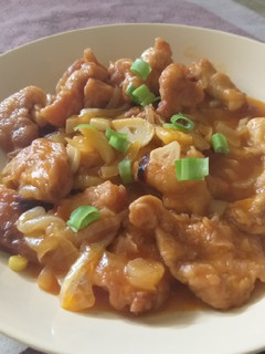 Foto resep Ayam saus asam manis (tomat asli)