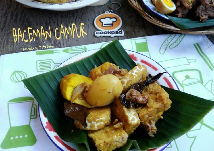 Yuk intip, Resep bikin Baceman Campur (bumbu iris) dijamin sesuai selera