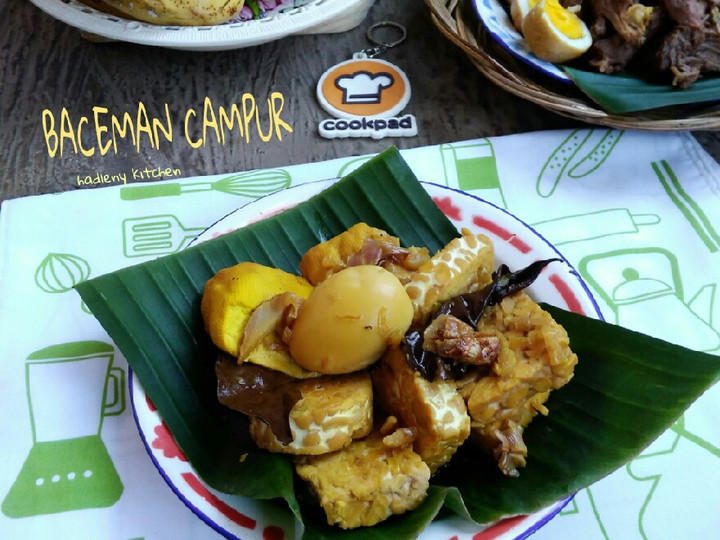 Yuk intip, Resep bikin Baceman Campur (bumbu iris) dijamin sesuai selera