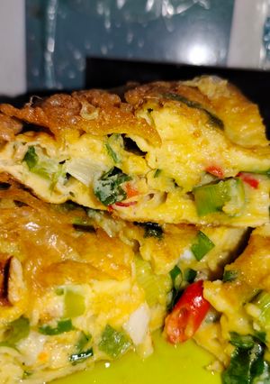 Foto resep Telor dadar padang simple
