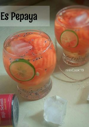 Foto resep 37. Es pepaya