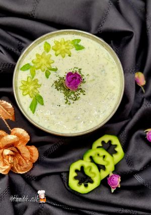 عکسی از دستور ماست و خیار با دلار (ماست چکیده طعم دار)🌸