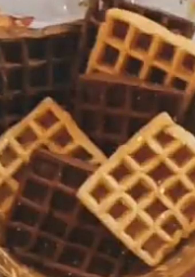 Una foto de Waffles