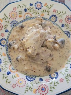 Una foto de Filete de cerdo con salsa de Mostaza a la Antigua