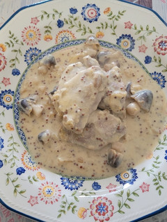 Una foto de Filete de cerdo con salsa de Mostaza a la Antigua