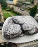 Galletones de brownie azucarados