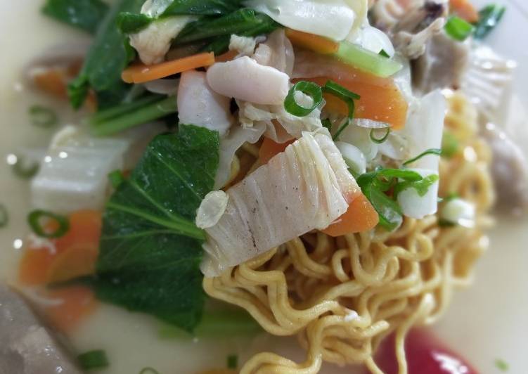 Resep Mie Titie alias Ifu Mie with Cumi Anti Gagal