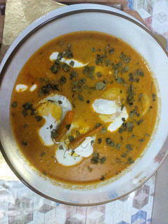 A picture of Egg potato curry.