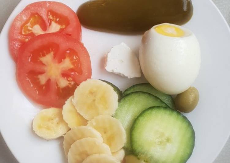 Recipe of Super Quick Homemade A lite nutritional breakfast