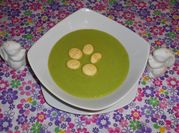 Una foto de sopa de chicharos