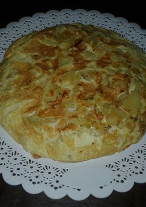 Una foto de Tortilla de papas súper sencilla y económica 😉