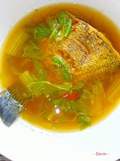 Foto resep 293. Lempah Kuning Ikan Kakap Hitam Khas Bangka