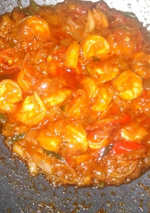 Foto resep Udang Saus Padang 🦐