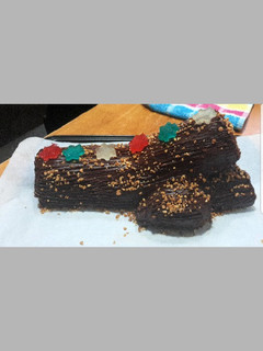 Una foto de Tronco de chocolate