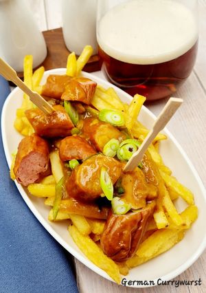 A picture of My Currywurst.