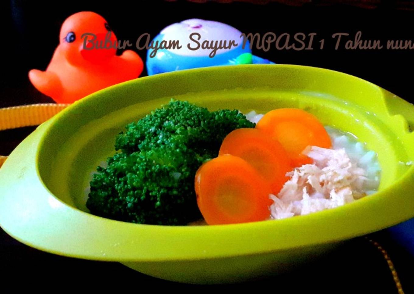 Bubur Ayam Sayur MPASI 1 Tahun