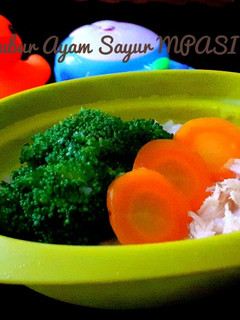 Foto resep Bubur Ayam Sayur MPASI 1 Tahun