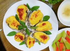 Hình của món Hàu nướng phô mai - Nồi chiên không dầu - Air fryer.