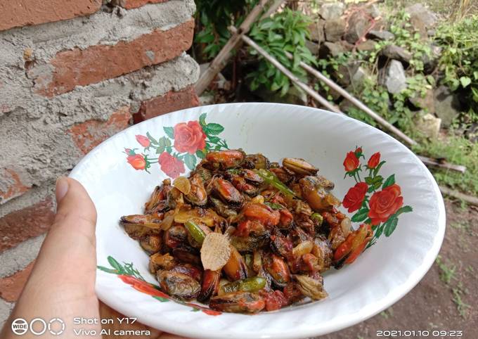 Tumis kerang ijo