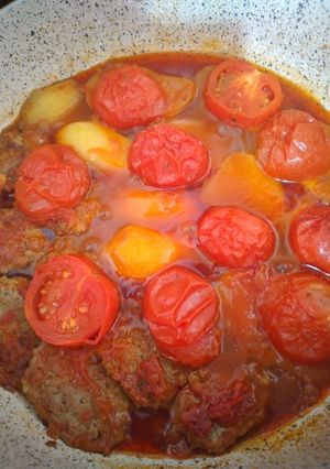 عکسی از دستور کباب تابه ای😋