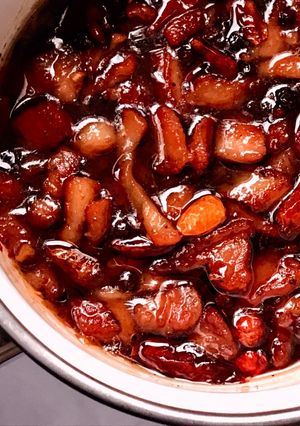 Hình của món Tóp Mỡ Kho Quẹt.