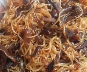 Resep Populer Soun goreng jamur kuping Enak dan Sehat