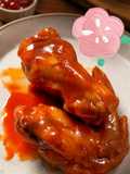 Chicken Wings with Honey Barbecue Sauce