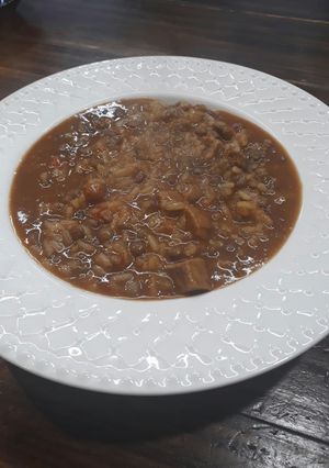 Una foto de Guiso de lentejas y arroz!