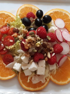 Una foto de Ensalada de naranja