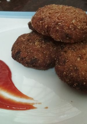 A picture of Poha cutlets.