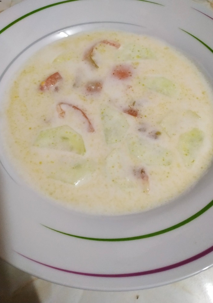 Una foto de Ajo blanco extremeño