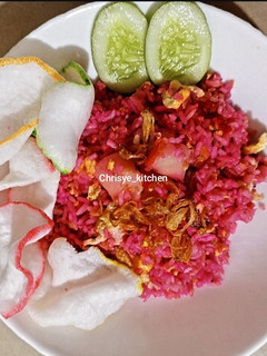 Foto resep Nasi Goreng Buah Naga Telur orak Arik