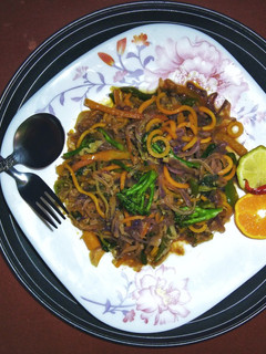 A picture of Crunchy vegetables stir fry.