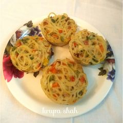 A picture of Spaghetti🍝 muffins.