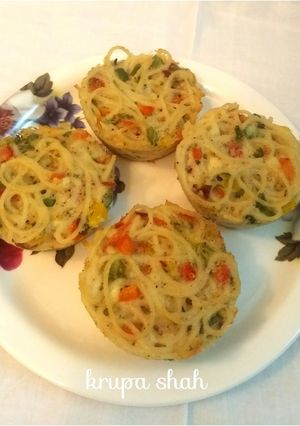 A picture of Spaghetti🍝 muffins.