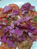 Flores de palo borracho en ensalada
