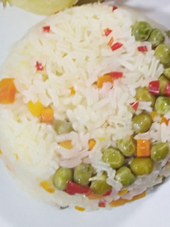 Una foto de Arroz con verduras
