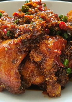 Foto resep Ayam Kecap Pedas Manis khas Palembang