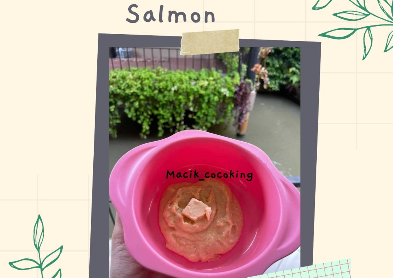 Bubur MPASI Kentang Salmon