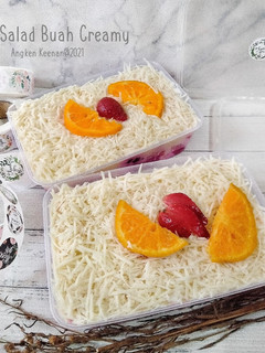 Foto resep Salad Buah Creamy ide jualan, gak mudah berair